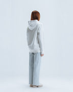 Knitted Hoodie - White