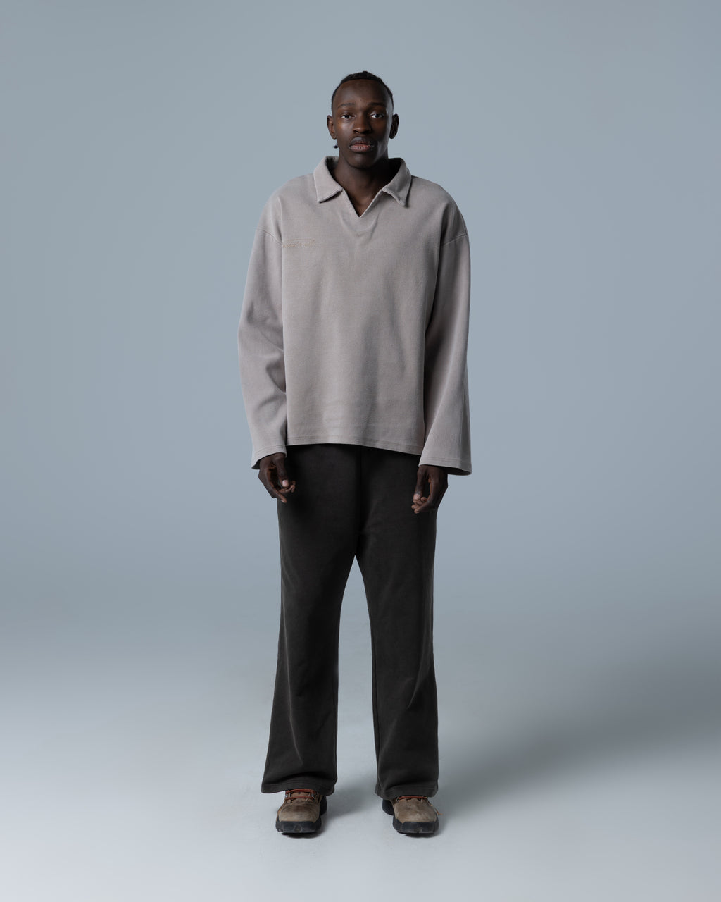 Polo Sweater - Dust Beige