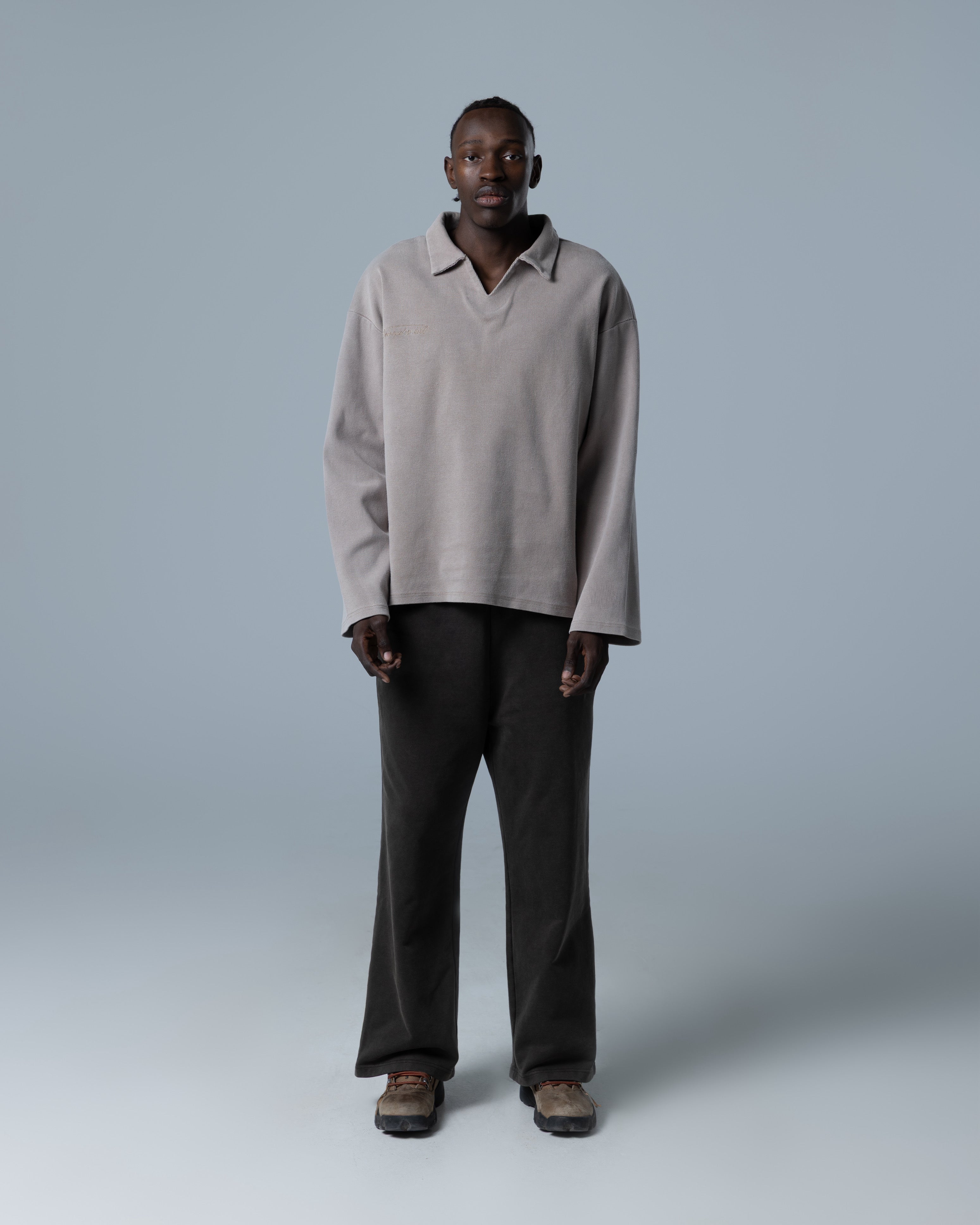 Polo Sweater - Dust Beige