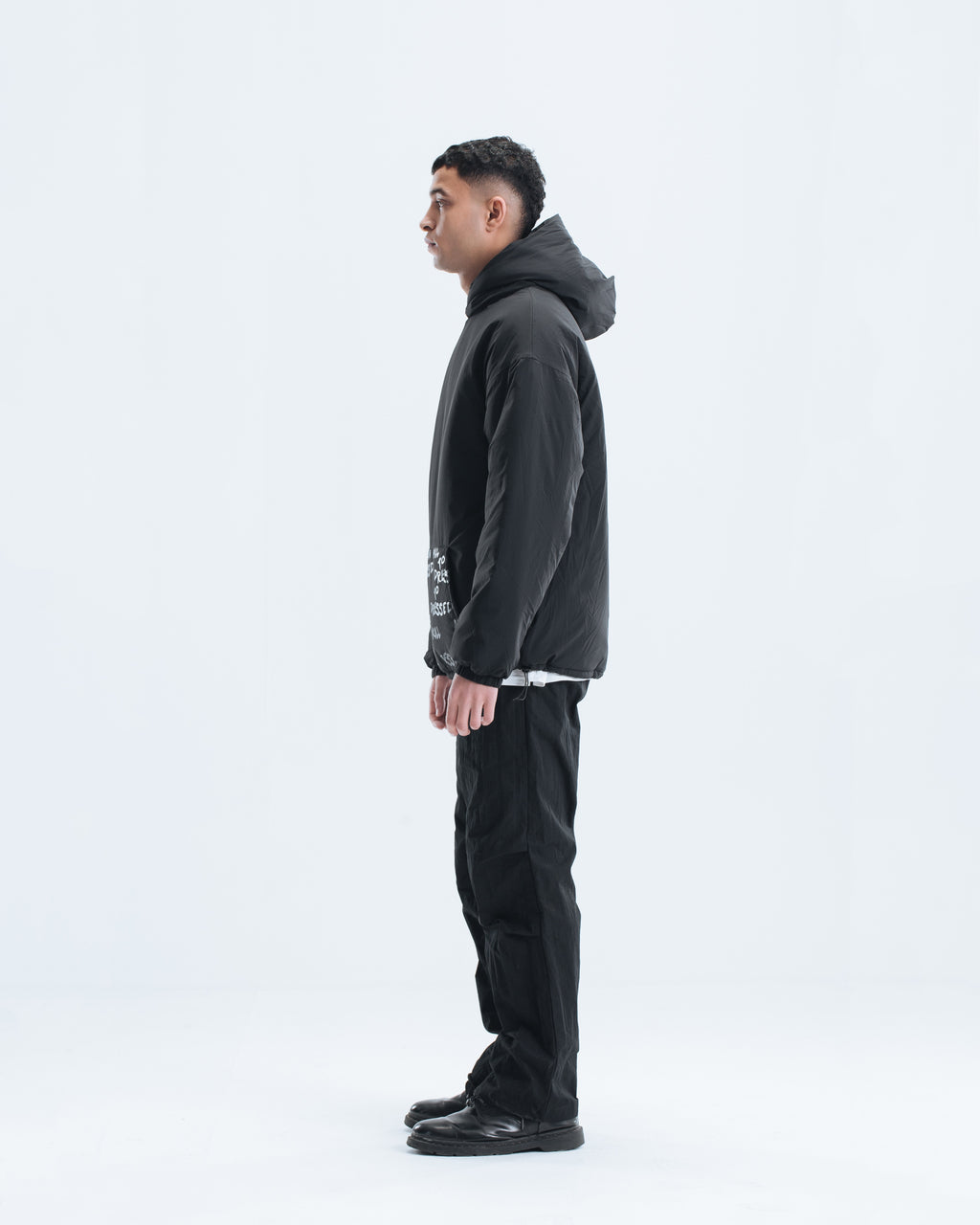 Puffer Hood - Black
