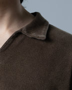 Polo Sweater - Dust Brown