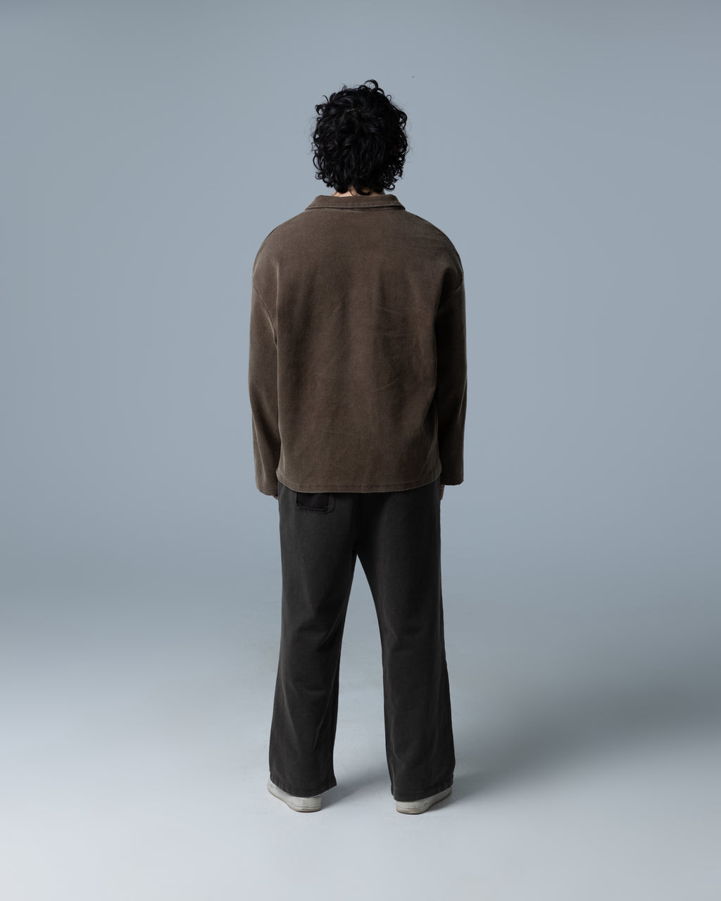 Polo Sweater - Dust Brown
