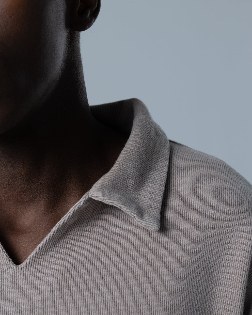 Polo Sweater - Dust Beige