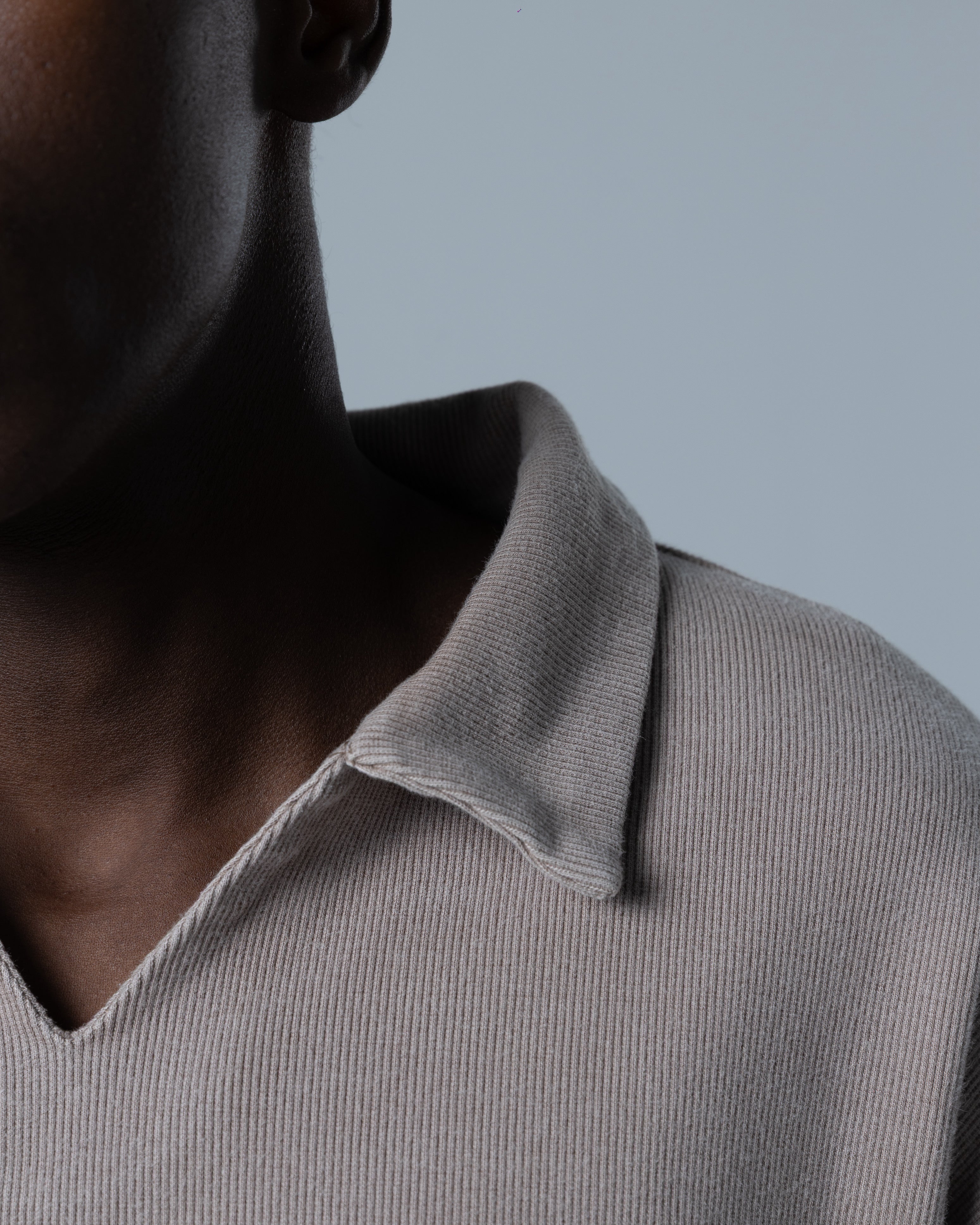 Polo Sweater - Dust Beige